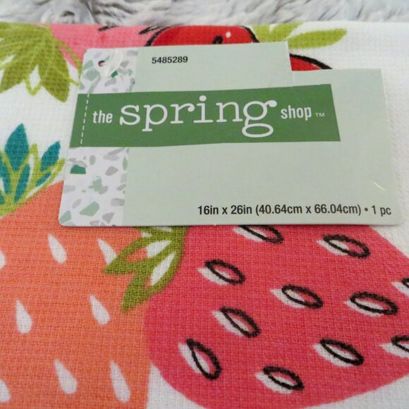 Strawberries Kitchen Hand Towels Set Of 2 New - Picture 3 of 4